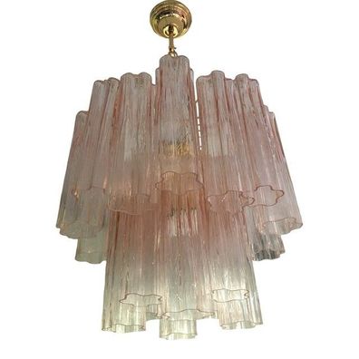 Murano Glass Tronchi Venini Style Chandelier by SimoEng