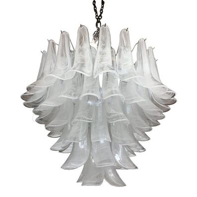 Best Murano Style Glass "Sella" Chandelier With Kromo Metal Frame by SimoEng