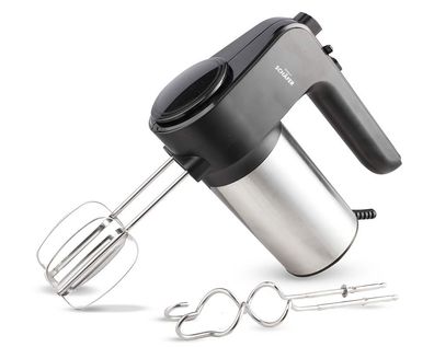 Schäfer 400 Watt Handmixer - Handrührgerät mit 6 Geschwindigkeitsstufen plus Turbo...