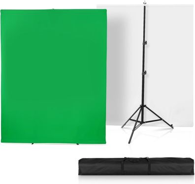 Sedgewin Vielseitiger Greenscreen Hintergrundständer, 5x6.5ft knitterfester zusa