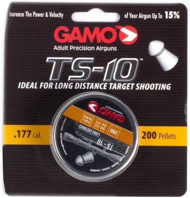 Gamo Airgun Pellet TS-10 4` 5. 200 Unit Kaliber: 4' 5 mm. 200 Stück