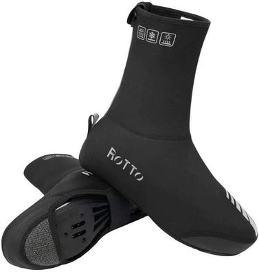 ROTTO Überschuhe Fahrrad Shoecover Unisex Winter Kälteschutz Wasserdicht für Rad