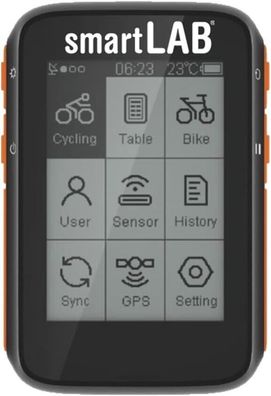smartLAB bike1 GPS-Fahrrad-Computer mit ANT+ & Bluetooth für Radsport | Großer 2