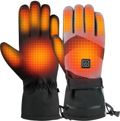 iHEAT Beheizte Handschuhe,4100mAh Heizung Handschuhe für Damen Herren,3 Heiztemp