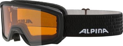 ALPINA Scarabeo JR. - Beschlagfreie, Extrem Robuste & Bruchsichere OTG Skibrille