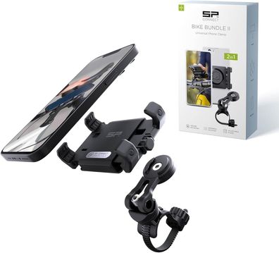 SP Connect Bike Bundle II mit Universal Clamp | handyhalterung Fahrrad | Handy H