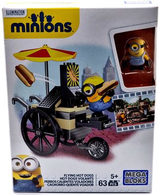 Mega Bloks Minions Flying Hot Dogs