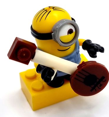 Mega Bloks Serie 3 Minions Figur Nr.8 Stuart Minions