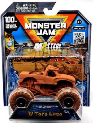 Monster Jam 1:64 Truck Mystery Mudders Auto El Toro Loco