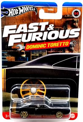 Hot Wheels Fast & Furious Dominic Toretto car 1968 Dodge Charger 5/5