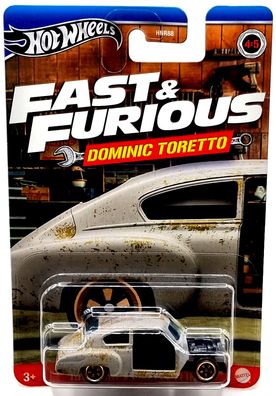 Hot Wheels Fast & Furious Dominic Toretto car 1950 Chevy Fleetline 4/5