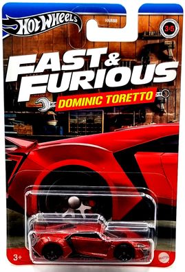 Hot Wheels Fast & Furious Dominic Toretto car W Motors Lykan Hypersport 3/5