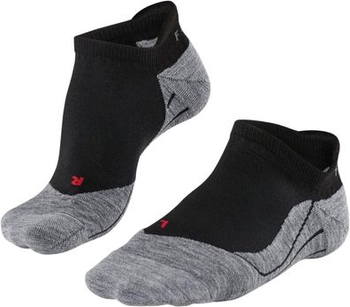 FALKE Herren RU4 Endurance Cool Invisible Laufsocken Funktionsgarn Schwarz Weiß