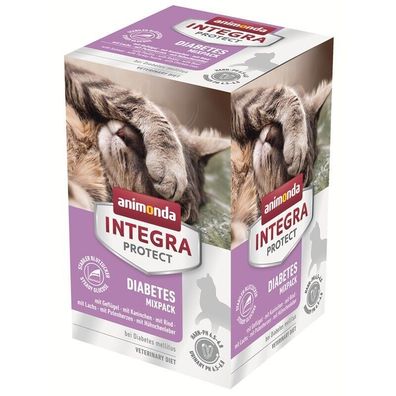 Animonda Integra Protect Adult Diabetes Mix Pack 48 x 100g (18,73€/ kg)