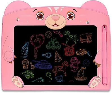 Writing Tablet Rosa 12 Zoll LCD löschbares farbiges Zeichenblock Lernen für Kinder