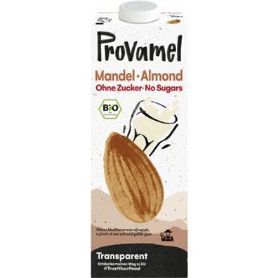 Provamel 6x Provamel Bio Mandeldrink Ohne Zucker 1l