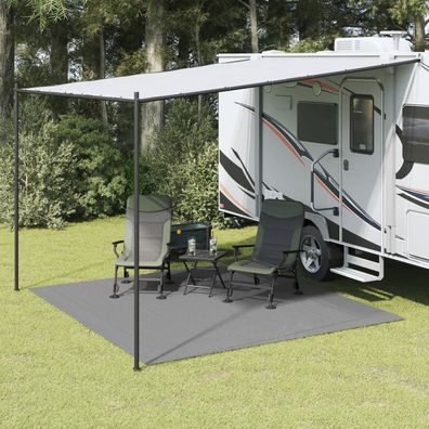 vidaXL Zeltteppich Anthrazit 3x3 m