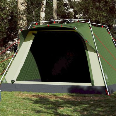 vidaXL Campingzelt 4 Personen Grün Quick Release