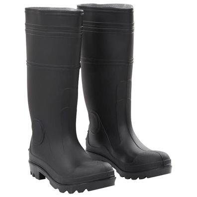 vidaXL Gummistiefel Schwarz Größe 38 PVC