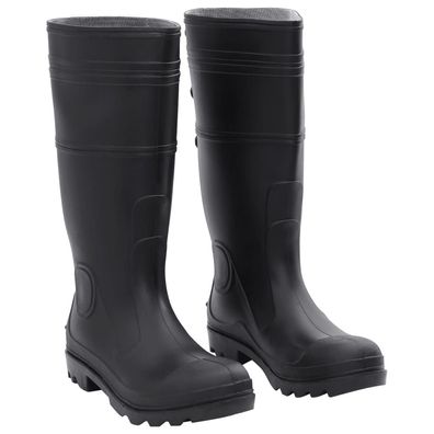 vidaXL Gummistiefel Schwarz Größe 42 PVC