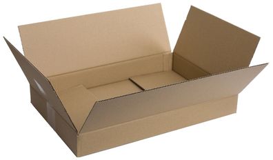 Faltkarton Versandschachtel Box Kiste Einwellig Außenmaß 640x380x80mm 50 Stk.