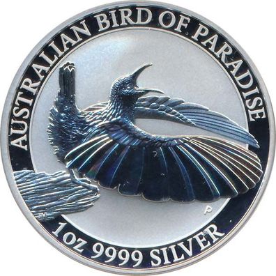 Australien 2018 Viktoria-Paradiesvogel - 1 Oz Silber*