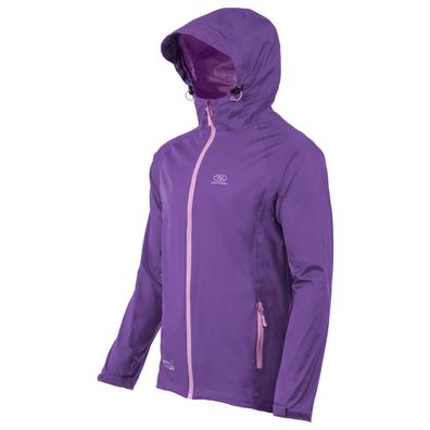 Highlander Regenjacke 'Stow and Go', M, lila