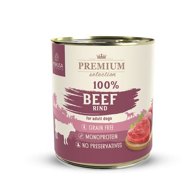 Premium Selection 100% Rind - Nassfutter für Hunde by Lux4Life