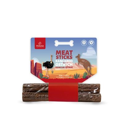 Meat Sticks - Strauß & Känguru - Natürlicher Snack für Hunde by Lux4Life