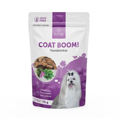 Hundekekse - Coat Boom! - Natürlicher Snack für Hunde by Lux4Life