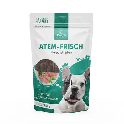 Natürlicher Snack - ATEM-FRISCH - Pute mit Minze und Alge für Hunde by Lux4Life