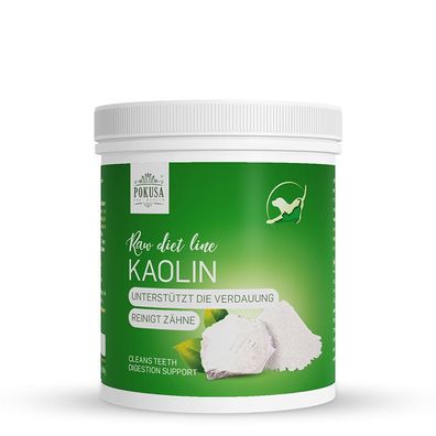 Kaolin-Tonerde Pulver für Hund & Katze für Verdauung und Hautpflege by Lux4Life