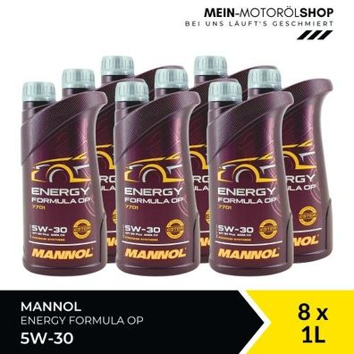 Mannol Energy Formula OP 5W-30 8x1 Liter