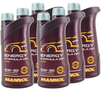 Mannol Energy Formula OP 5W-30 6x1 Liter