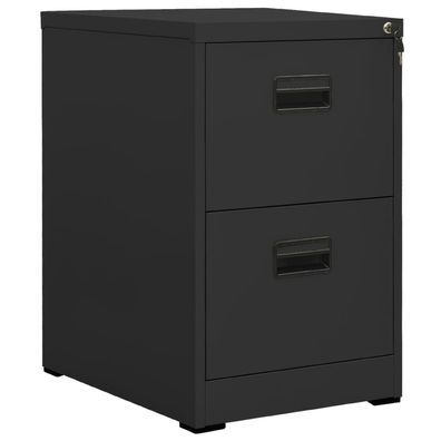 vidaXL Aktenschrank Anthrazit 46x62x72,5 cm Stahl