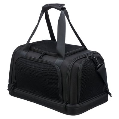 TRIXIE Flugtasche für Hunde Plane 44x28x25 cm Schwarz