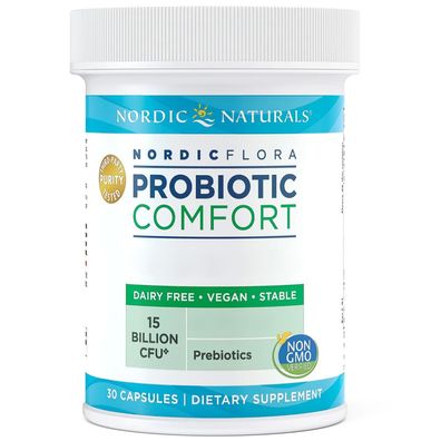 Nordic Naturals, Nordic Flora Probiotic Comfort, 30 Kapseln | MHD 01/25