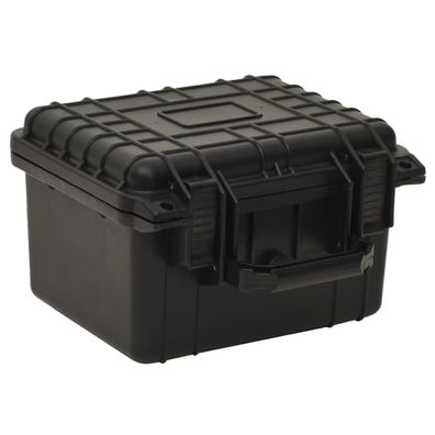 vidaXL Flugkoffer Tragbar Schwarz 27x25x18 cm PP