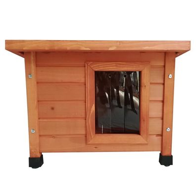 Pet Outdoor-Katzenhaus XL 68,5x54x51,5 cm Holz Braun