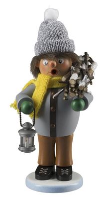 Räucherfigur "Winterkind" Höhe 23cm NEU Räuchermann Räucherfigur Rauchfigur