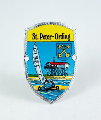 Stocknagel Stockemblem Stockschild - St. Peter Ording / Wappen - Neuware