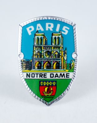 Stocknagel Stockemblem Stockschild - Paris / Notre Dame / Wappen - Neuware