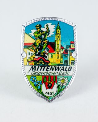 Stocknagel Stockemblem Stockschild - Mittenwald / Geigenbauer Stadt - Neuware