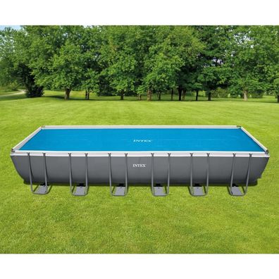 Intex Solar Poolabdeckung Blau 716x346 cm Polyethylen