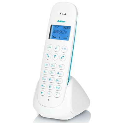 Profoon PDX-300BW - DECT-Telefon mit 1 Mobilteil, Blau