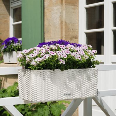 Lechuza Pflanzgefäß Balconera Cottage 50 ALL-IN-ONE Weiß