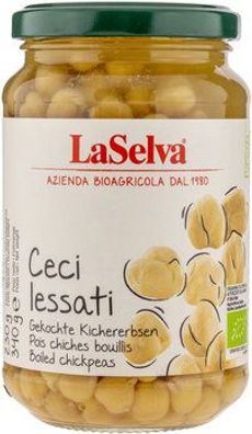 LaSelva 6x Kichererbsen gekocht 340g