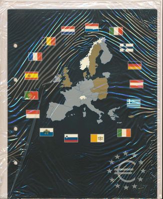 Leuchtturm Vordruckblätter für Optima Euro-Münzenalbum