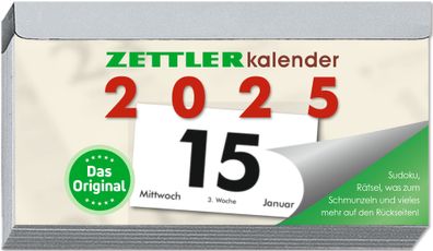 Kalender 2025 -Tagesabreißkalender Q 2025- 11 x 6cm