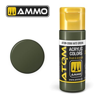 AMMO by MIG Jimenez ATOM COLOR NATO Green